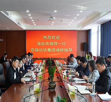 市委副书记、市长谭真率队赴达欣集团调研